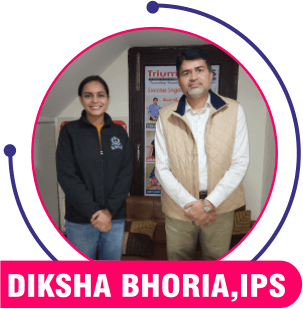Diksha Bhoriya, IPS — Triumph IAS achiever