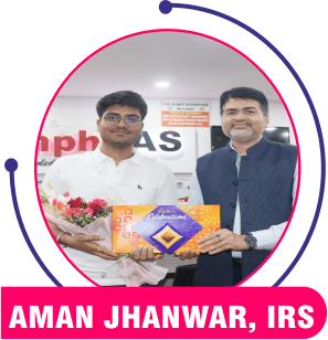 aman jhanwar, IRS — Triumph IAS achiever