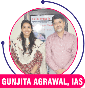 gunjita Agrawal, IAS — Triumph IAS achiever