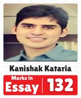 IAS Kanishak Kataria UPSC CSE Essay Optional Highest Marks 132