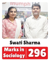 IAS Swati Sharma UPSC CSE Sociology Optional Highest Marks 296