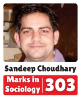 IAS Sandeep Choudhary UPSC CSE Sociology Optional Highest Marks 303
